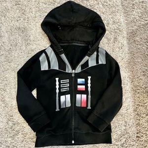 Star Wars Darth Vader Disney cubcoats zip up sweatshirt boys size 6/7